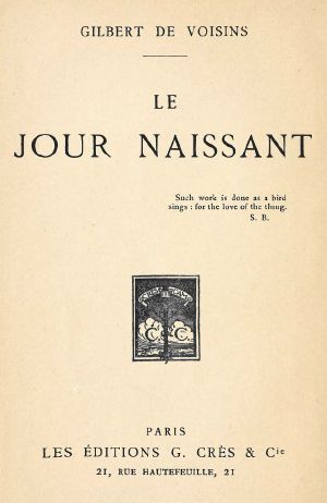 [Gutenberg 64729] • Le Jour naissant